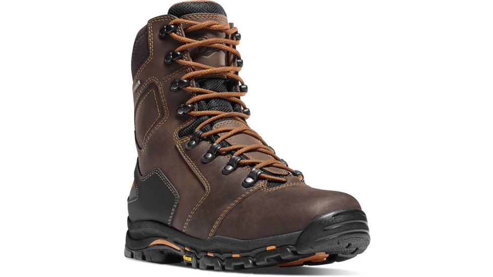 Danner Vicious 8in Non-Metallic Toe Boots, Brown, 8EE, 13868-8EE