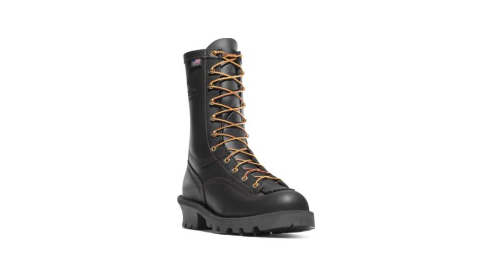 Danner Womens Flashpoint II 10in All Leather Boots, Black, 9.5M, 18102-9-5M