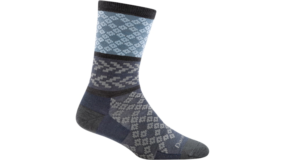 Darn Tough Greta Crew Light Sock - Womens, Dusty Blue, Large, 6018-DUSTY-BLUE-L-DARN