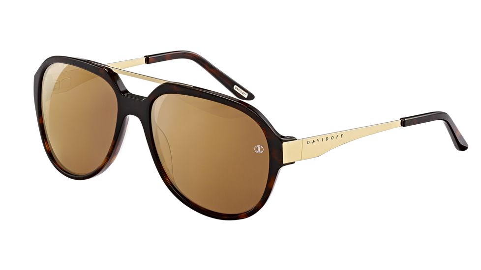 Davidoff Prescription Sunglasses 97203 Single Vision Brown Frame