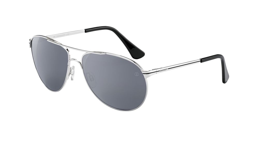 Davidoff Prescription Sunglasses 97330 Bifocal Rhodium Frame