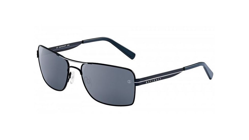 Davidoff 97336 Sunglasses, Blue Frame, Grey/Blue W/ Silver Mirror Lens-97336-576