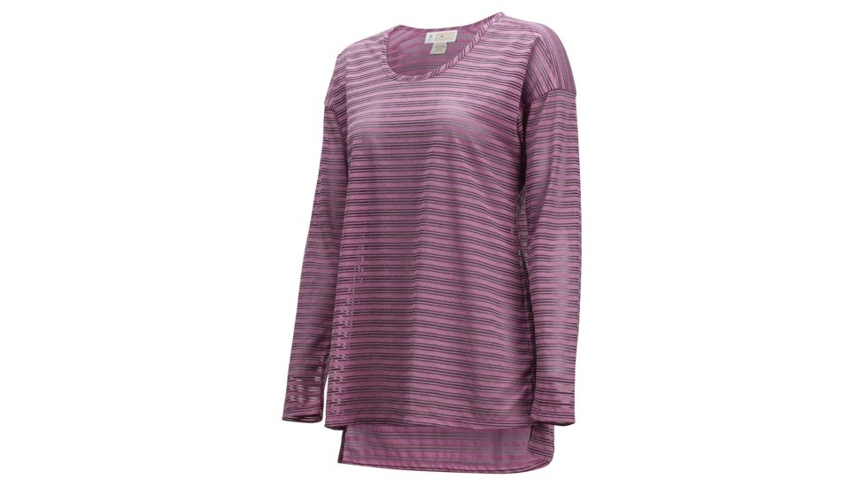 Demo, ExOfficio BA Modena Long Sleeve Tunic - Women's, Rosebay Heather, Small, 2111-3078-Rosebay Heather-S