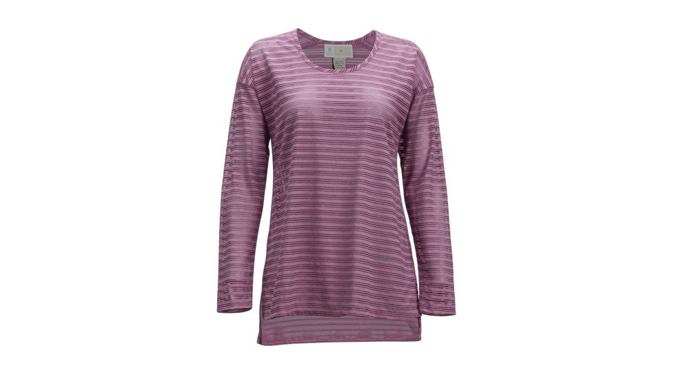 Demo, ExOfficio BA Modena Long Sleeve Tunic - Women's, Rosebay Heather, Small, 2111-3078-Rosebay Heather-S