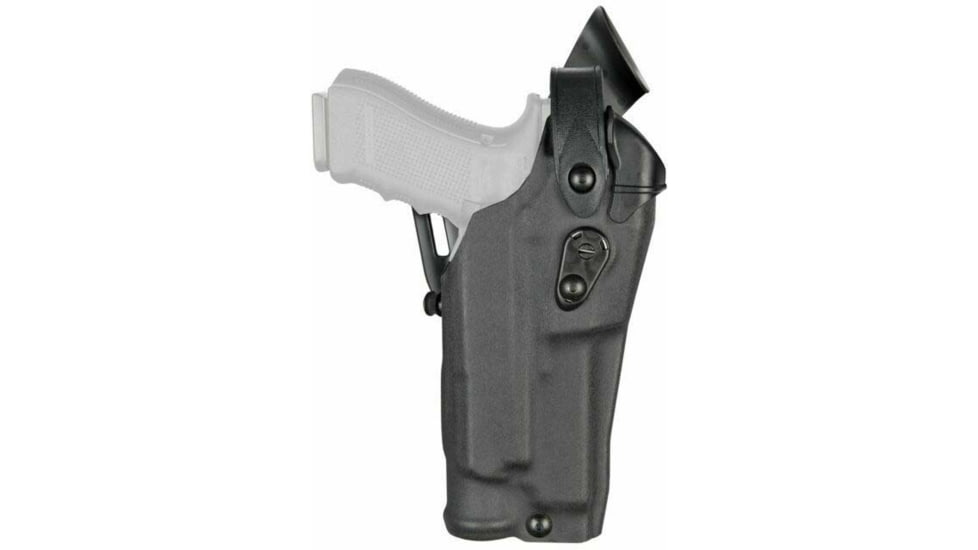 Safariland Model 6360rds Als/sls Mid-ride, Level Iii Retention Duty Holster For Glock 19 Gens 1-4 W/ Light/laser, Stx Plain - 1314962