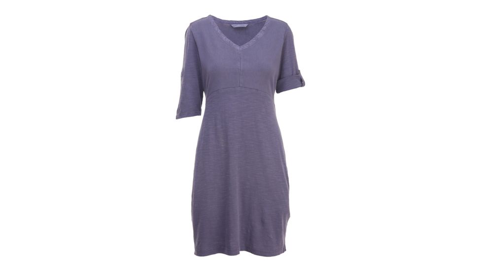 Demo,Woolrich Women's First Forks Convertible Sleeve Dress, Violet Indigo, M, 5017-VID-DEMO