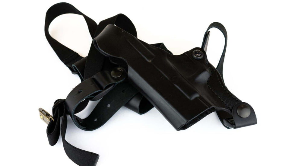 DeSantis C.E.O. Shoulder Rig Leather Holsters, SIG Sauer P365, Right Hand, Plain, Black, 11ZBA8JZ0