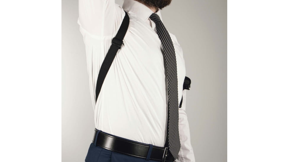 DeSantis C.E.O. Shoulder Rig Leather Holsters, SIG Sauer P365, Right Hand, Plain, Black, 11ZBA8JZ0
