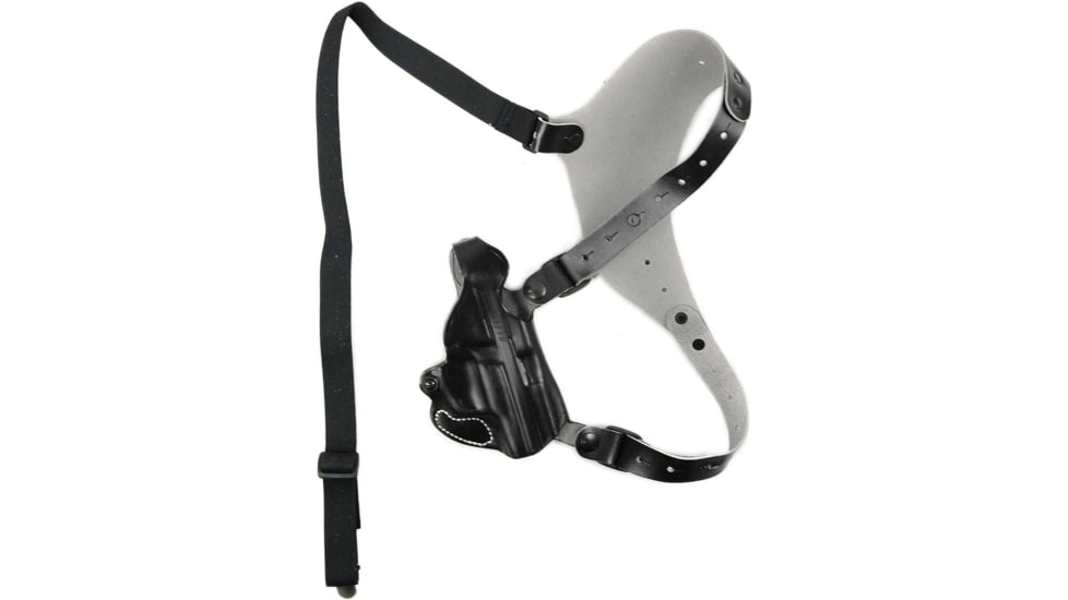 DeSantis C.E.O. Shoulder Rig Leather Holsters, SIG Sauer P365, Right Hand, Plain, Black, 11ZBA8JZ0