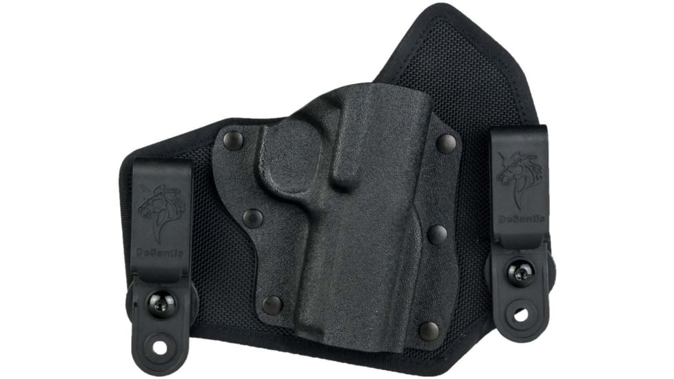 DeSantis Invader IWB Kydex Holster, Glock 17, 19, 22, 23, 26, 27, 36, 19X, 45, Right Hand, Kydex, Black, M65KAB2Z0