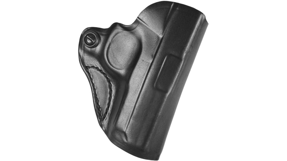 DeSantis Mini Scabbard Leather Belt Holsters - SIG Sauer, SIG Sauer P365, Left Hand, Plain, Black, 019BB8JZ0