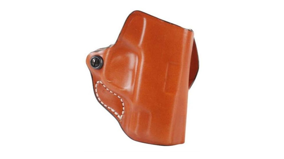 DeSantis Mini Scabbard Leather Belt Holsters - SIG Sauer, SIG P938, Left Hand, Plain, Tan, 019TB37Z0