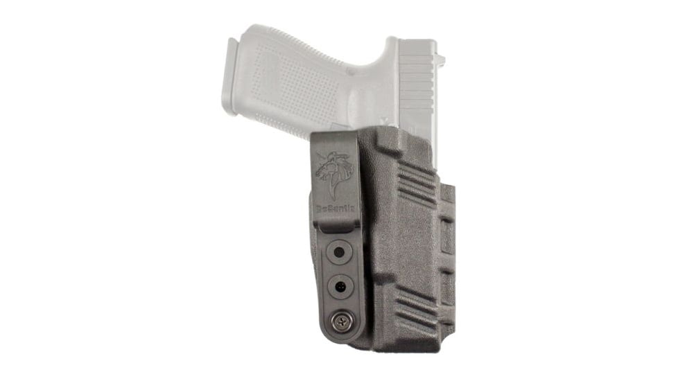 DeSantis Slim-Tuk Leather IWB Holster Sig P365 w/ Surefire XSC/Sig P365 XL w/ Surefire XSC, Ambidextrous, Black, 137KJ9VZ0