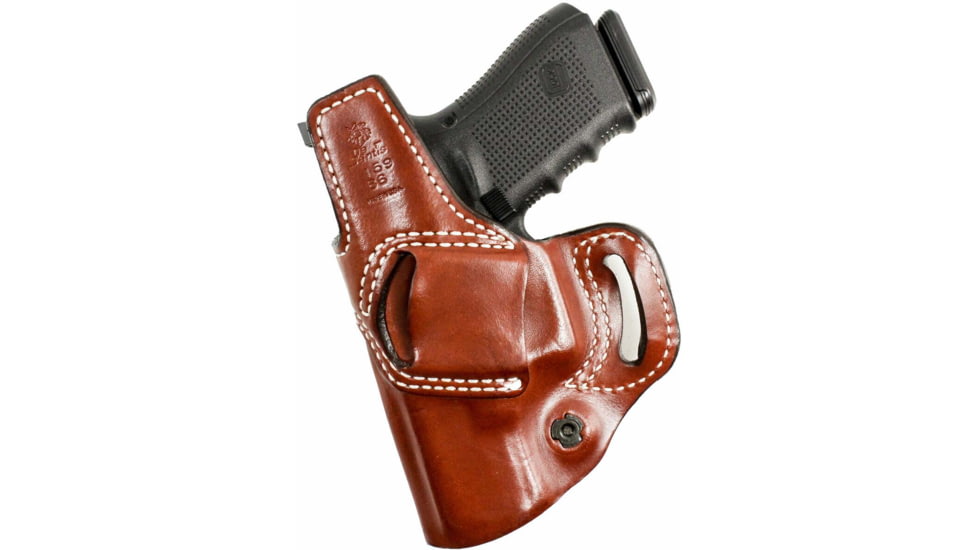 DeSantis The Osprey OWB/IWB Leather Holster, Springfield Armory Hellcat 3in, Right Hand, Plain, Tan, 159TA9PZ0