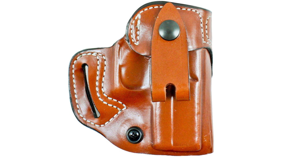 DeSantis The Osprey OWB/IWB Leather Holster, Springfield Armory Hellcat 3in, Right Hand, Plain, Tan, 159TA9PZ0