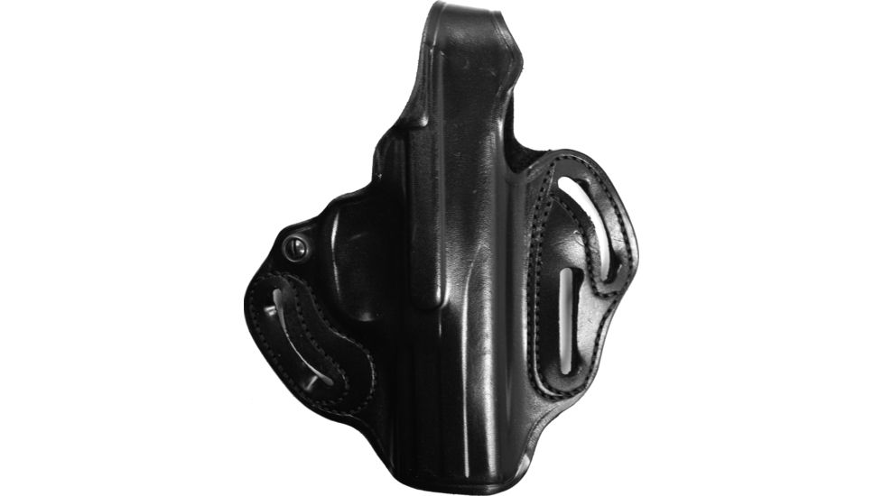 DeSantis Thumb Break Scabbard Holster - Left, Black, Unlined, Plain, 3 Slot 001BB75Z0 - FITS BROWNING BDA 380