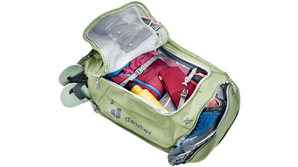Deuter Pro Duffel Bag, 60 Liters, Mineral/Grove, 352112512130