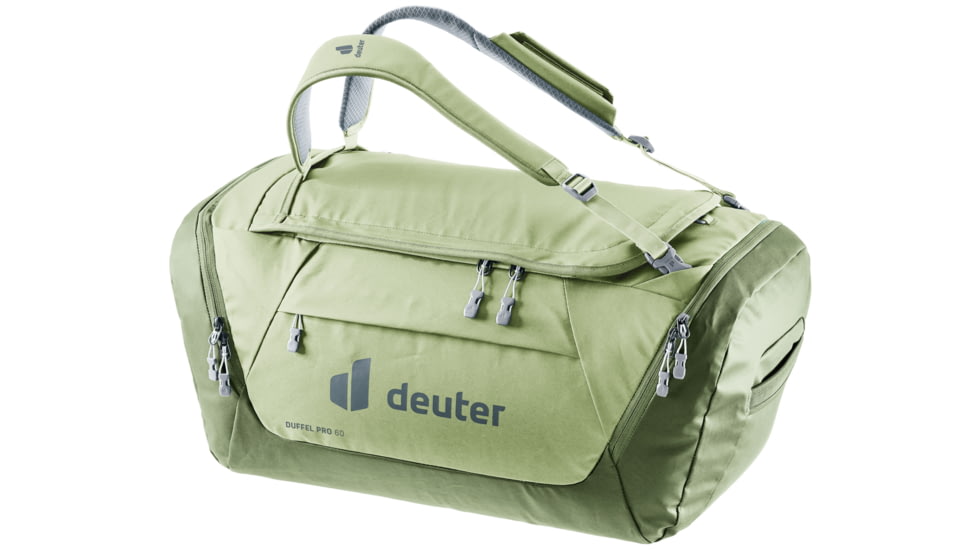 Deuter Pro Duffel Bag, 60 Liters, Mineral/Grove, 352112512130