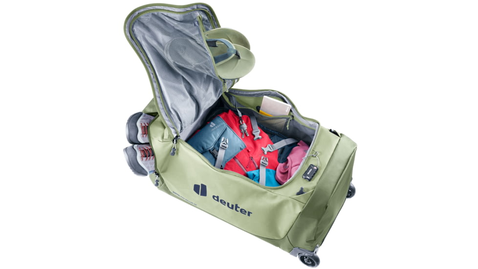 Deuter Pro Roller Duffel Bag, 90 Liters, Mineral/Grove, 350002612130