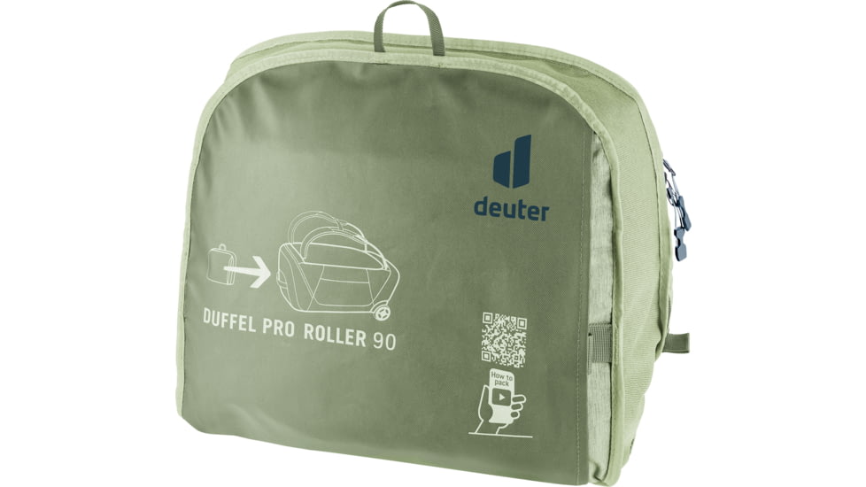 Deuter Pro Roller Duffel Bag, 90 Liters, Mineral/Grove, 350002612130