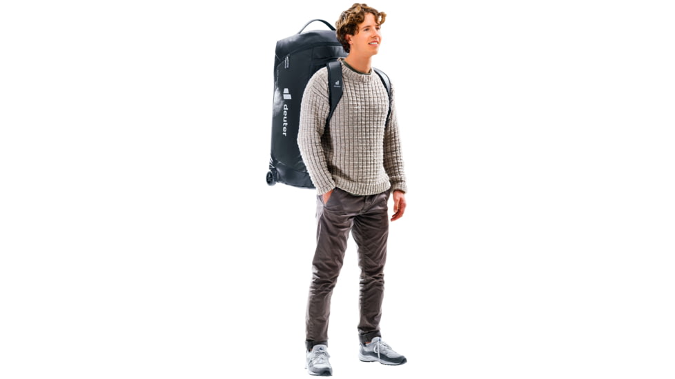 Deuter Pro Roller Duffel Bag, 90 Liters, Black, 350002670000