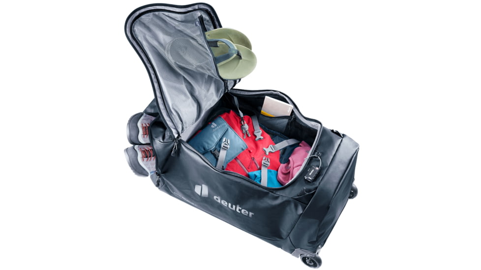 Deuter Pro Roller Duffel Bag, 90 Liters, Black, 350002670000