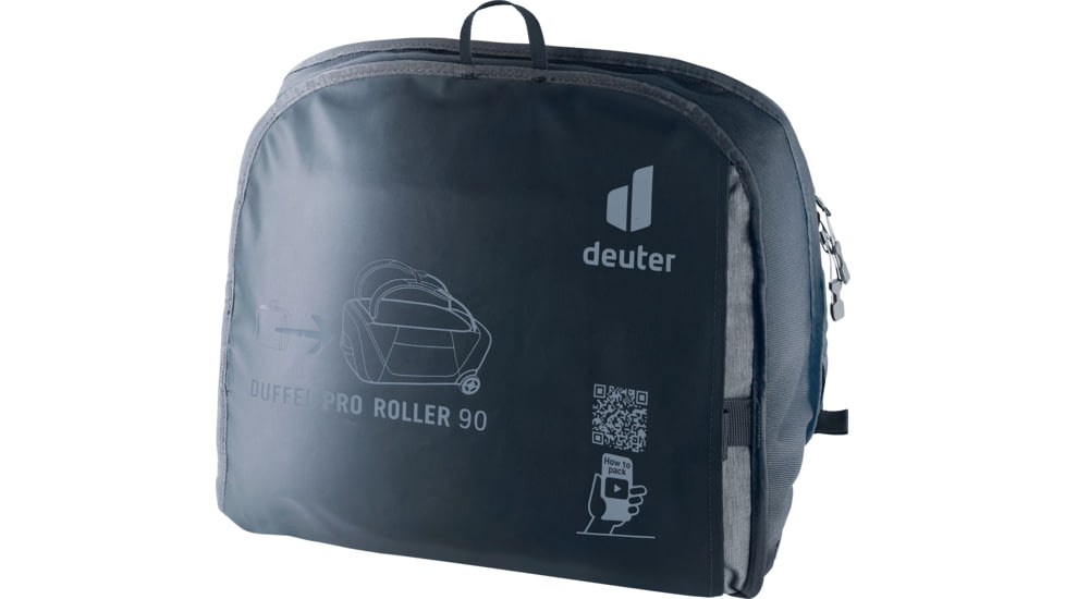 Deuter Pro Roller Duffel Bag, 90 Liters, Black, 350002670000