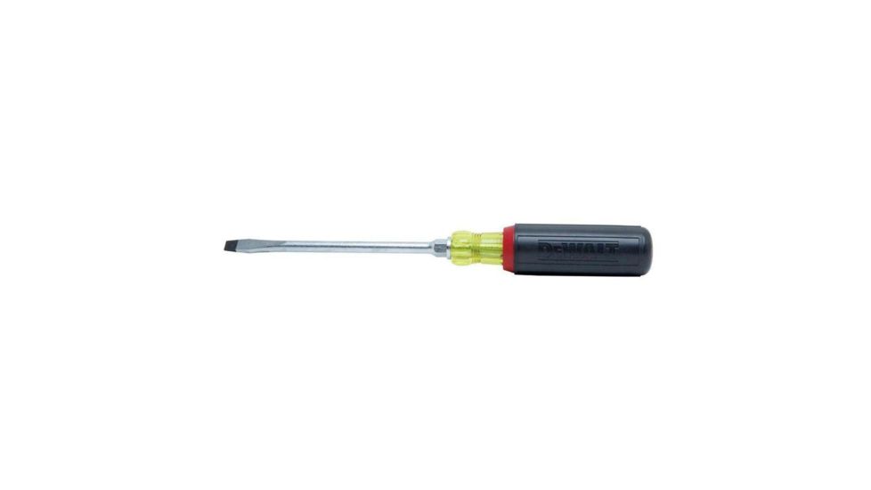 DeWALT 5/16-in x 6-in Standard Screwdriver, Black DWHT66384
