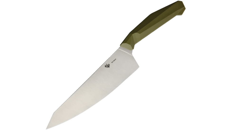 Diafire Emerald Chefs Knife, 7.88 satin finish 8Cr13MoV stainless blade, Green plastic handle, DF9104PZ001