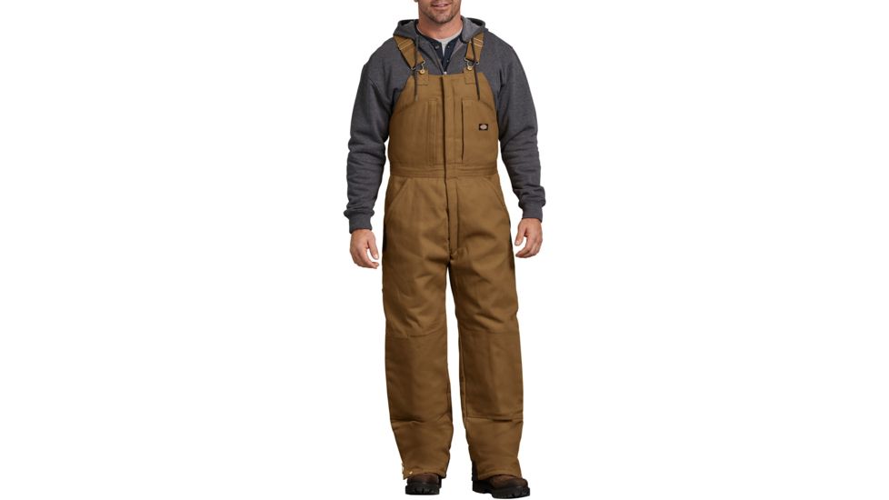 Dickies Duck Insulated Bib Overalls, Brown Duck - TB839BD2XS