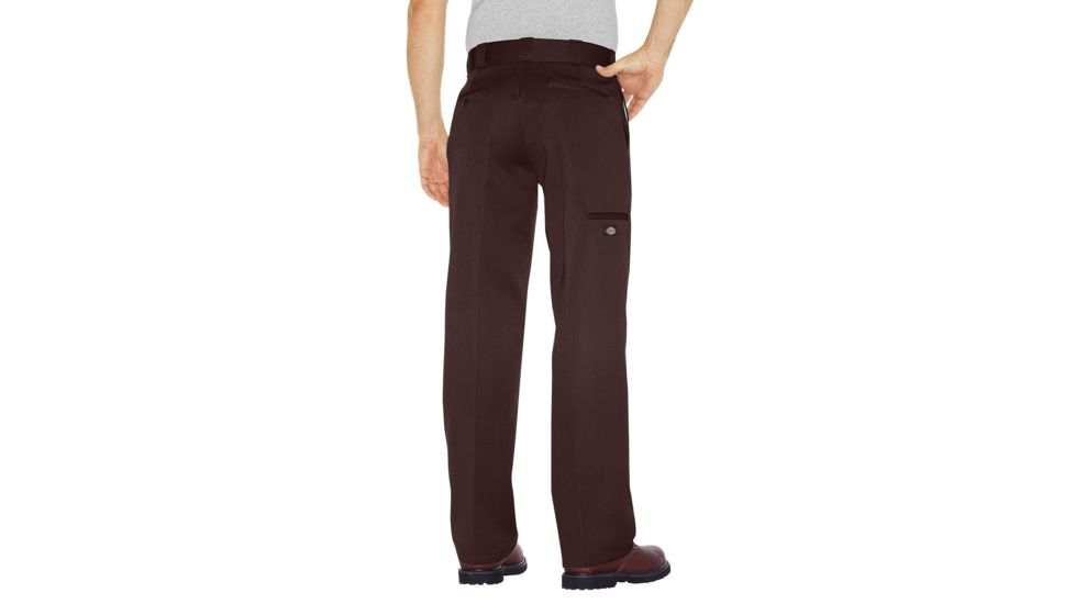 Dickies - Loose Fit Double Knee Work Pant, Dark Brown - 85283DB 38 34