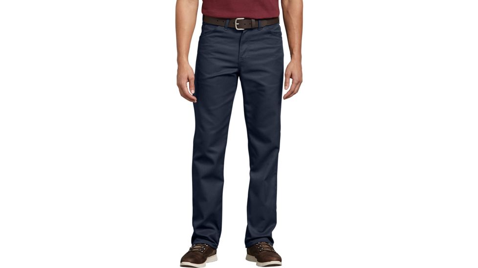 Dickies Regular Fit 5-pocket Staydark Pant, Dark Navy - C7988DN 33 30