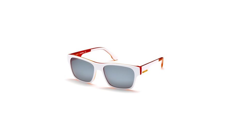Diesel DL0012 Sunglasses - White Frame Color
