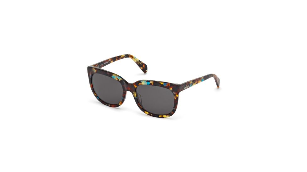 Diesel DL0084 Sunglasses - Dark Havana Frame Color