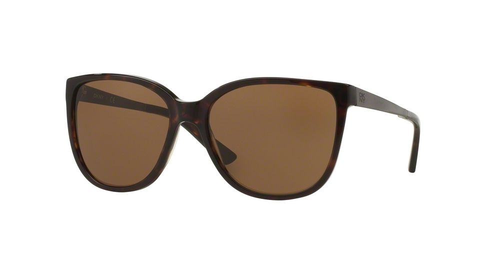 DKNY DY4137 Progressive Prescription Sunglasses DY4137-369573-58 - Lens Diameter 58 mm, Frame Color Dark Tortoise/satin Gunmetal