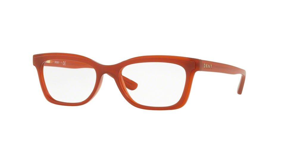 DKNY DY4681 Eyeglass Frames 3732-52 - Red Transparent Frame