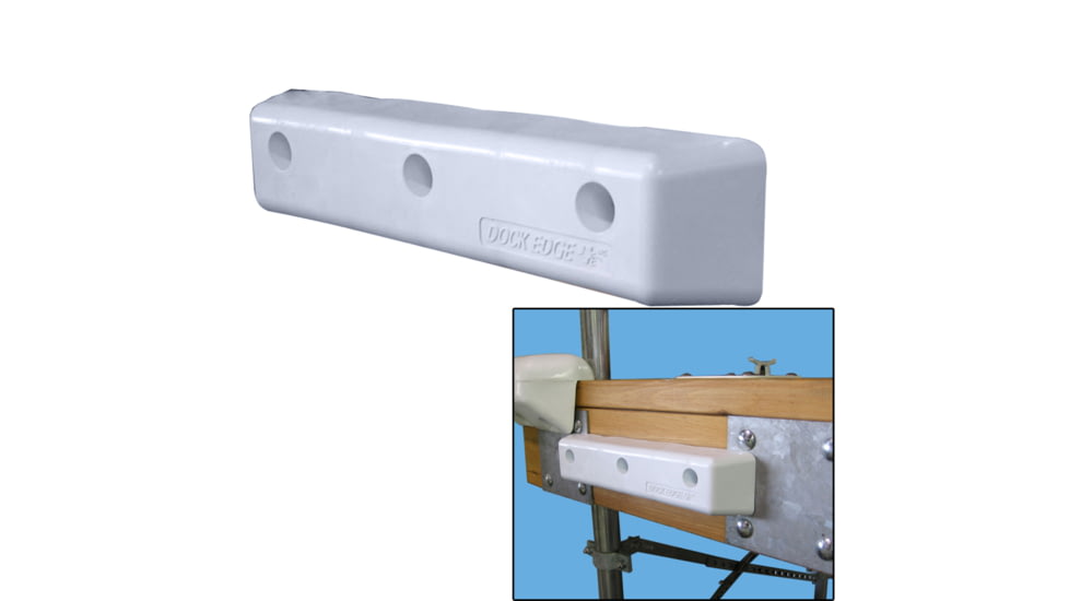 Dock Edge Straight HD 12" PVC Dock Bumpers Protect 50128