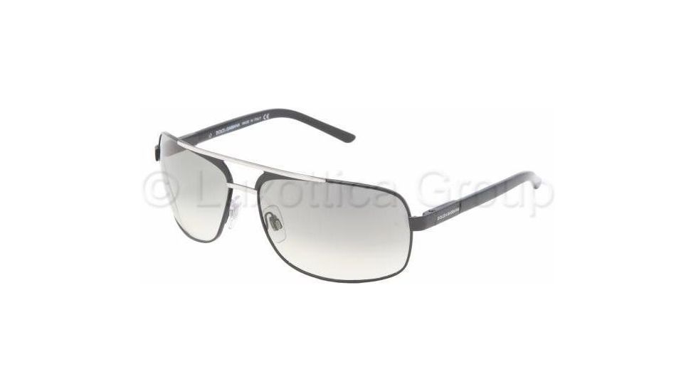 Dolce&amp;Gabbana DG2049 Sunglasses with No-Line Progressive Rx Prescription Lenses DG2049-047-32-6215 - Lens Diameter: 62 mm, Frame Color: Black