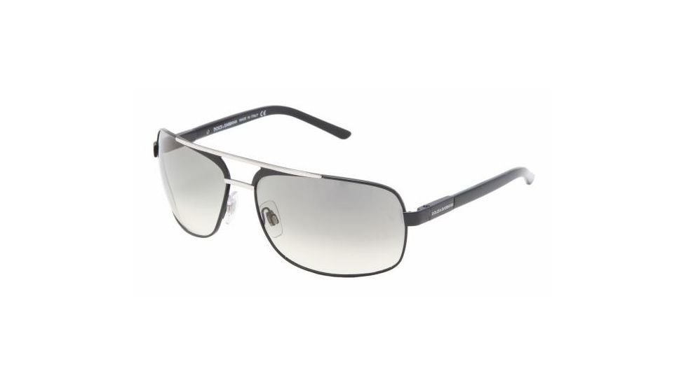 Dolce &amp; Gabanna DG2049 #047/32 - Black Frame, Crystal Gray Gradient Lenses