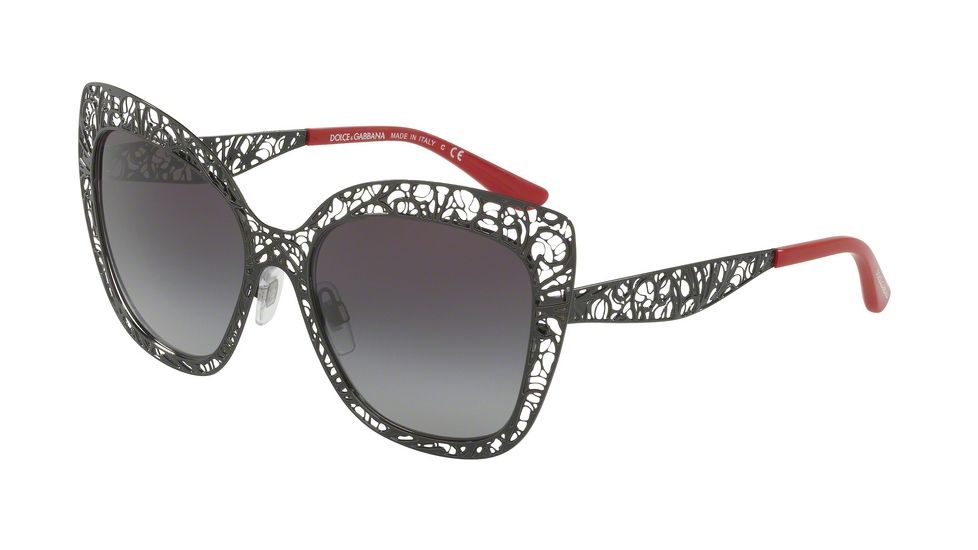 Dolce&amp;Gabbana DG2164 Bifocal Prescription Sunglasses DG2164-01-8G-56 - Lens Diameter 56 mm, Frame Color Black