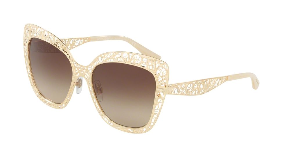Dolce&amp;Gabbana DG2164 Bifocal Prescription Sunglasses DG2164-02-13-56 - Lens Diameter 56 mm, Frame Color Gold
