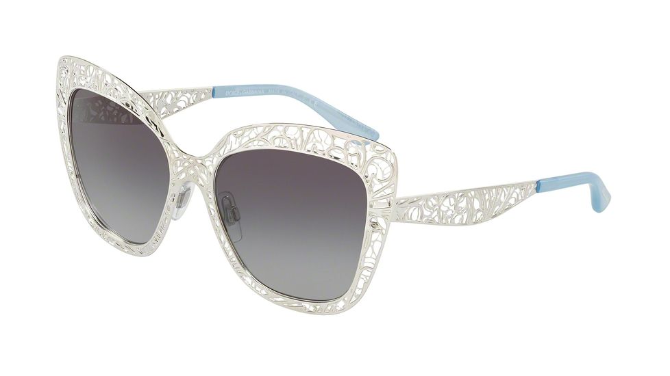 Dolce&amp;Gabbana DG2164 Bifocal Prescription Sunglasses DG2164-05-8G-56 - Lens Diameter 56 mm, Frame Color Silver
