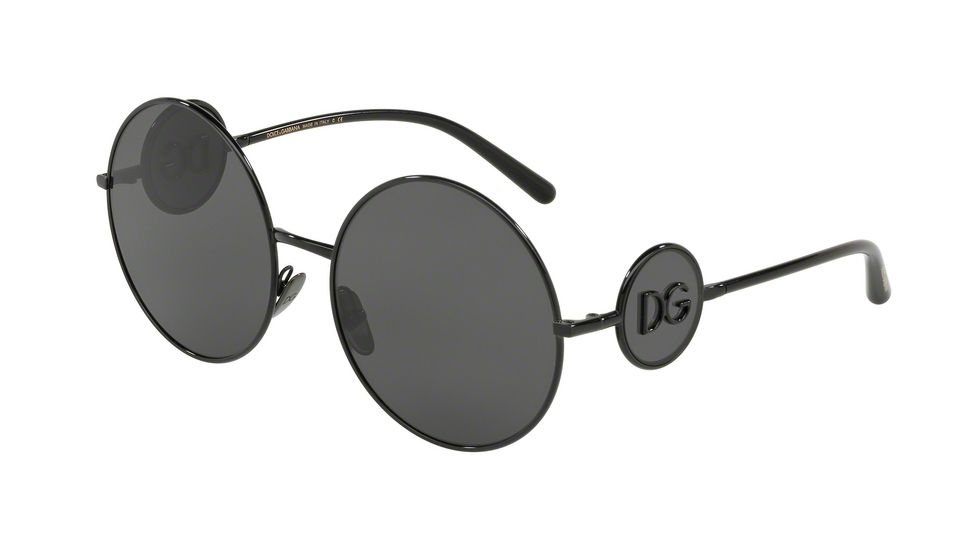 Dolce&amp;Gabbana DG2205 Bifocal Prescription Sunglasses, 59mm, Black, DG2205-01-87-59-BI