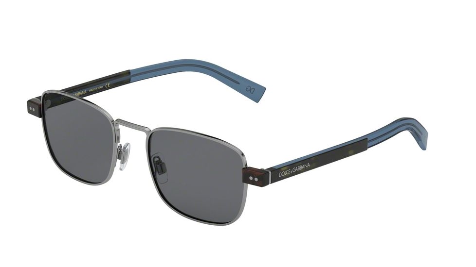 Dolce&amp;Gabbana DG2222 Bifocal Prescription Sunglasses, 52mm, DG2222-04-80-52-BI
