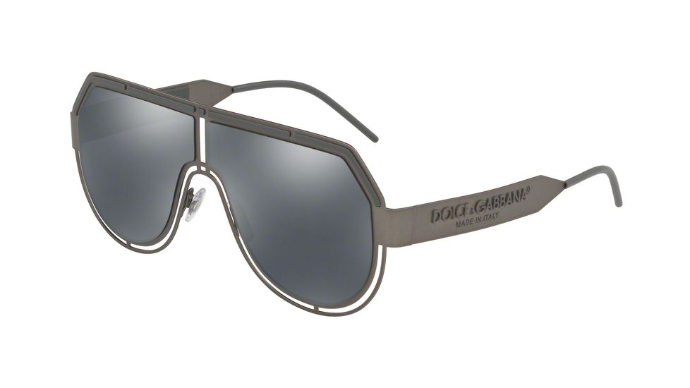 Dolce&amp;Gabbana DG2231 Sunglasses 12866G-59 - , Grey Mirror Black Lenses