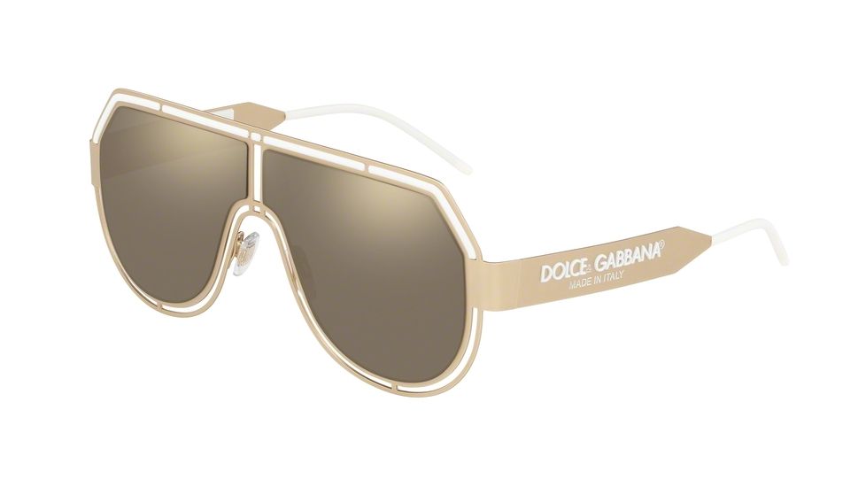 Dolce&amp;Gabbana DG2231 Sunglasses 13315A-59 - , Light Brown Mirror Gold Lenses
