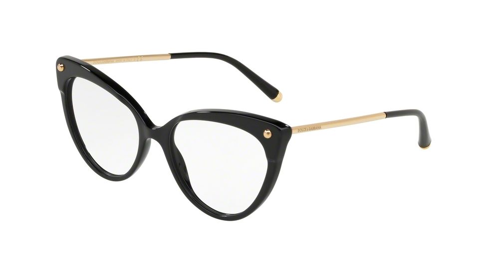 Dolce&amp;Gabbana DG3291 Eyeglass Frames 501-52 - Black Frame