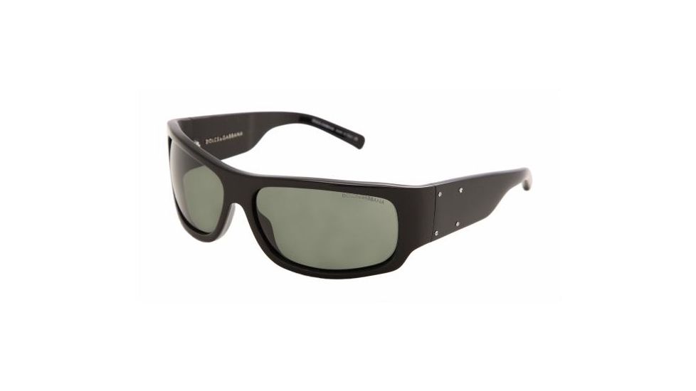 Dolce &amp; Gabanna DG4034 #501/31 - Shiny Black Crystal Green Frame