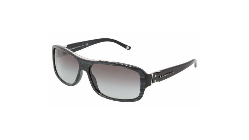 Dolce&amp;Gabbana DG4071 SV Prescription Sunglasses - Pearl Black On Black Gray Gradient Frame / 62 mm Prescription Lenses, 16158G-6214