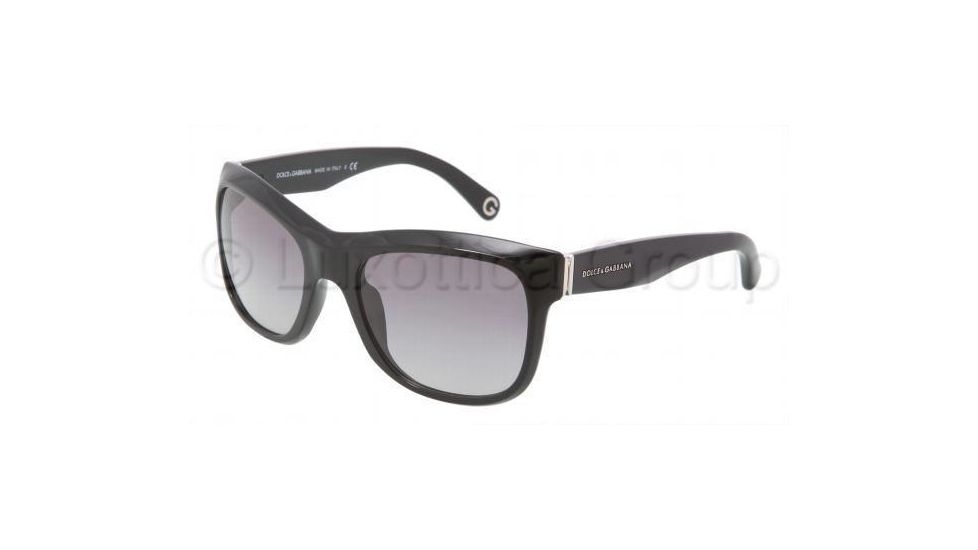Dolce&amp;Gabbana DG4129 Progressive Prescription Sunglasses DG4129-501-8G-5520 - Frame Color Black, Lens Diameter 55 mm